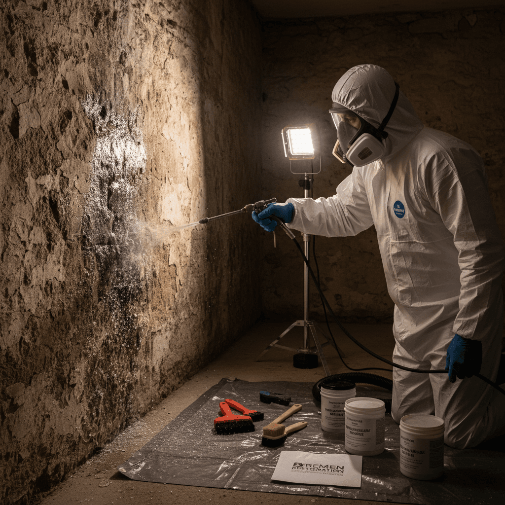 Schimmelbeseitigung und Sanierung