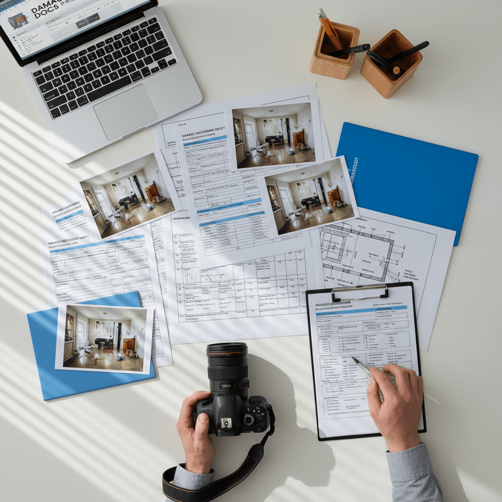 Versicherungsabwicklung Dokumentation und Schadensbestandsaufnahme