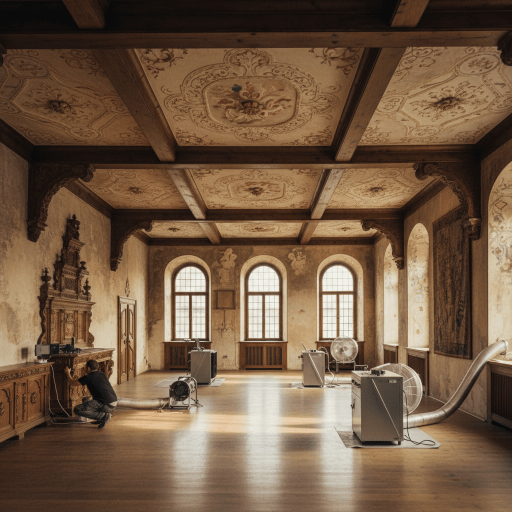 Bautrocknung in historischem Altbau